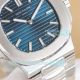 PPF Swiss Clone Patek Philippe Nautilus 5810 Stainless Steel Watch with Blue Dial (4)_th.jpg